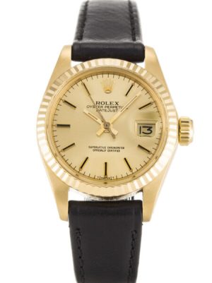 Replica Rolex Lady-Datejust 26mm Champagne Dial 6917