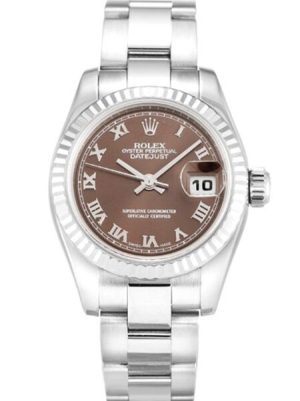 Replica Rolex Lady-Datejust 26mm Bronze Dial 179179