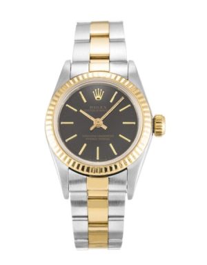 Replica Rolex Oyster Perpetual Lady 26mm Silver Dial 176210