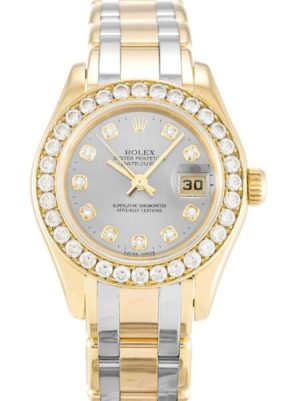 Replica Rolex Pearlmaster 29mm Champagne Dial 80298