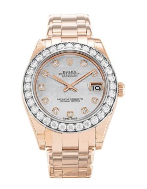 Replica Rolex Pearlmaster 34mm Mother of Pearl Dial 81285