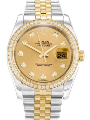 Replica Rolex Datejust 36mm Champagne Dial 116243