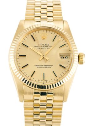 Replica Rolex Datejust Mid-Size 30mm Champagne Dial 6827