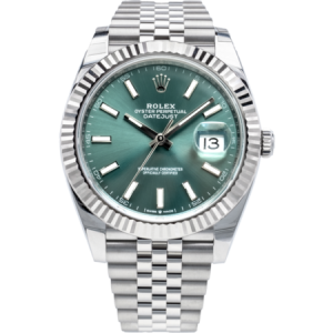 Replica Rolex Datejust 41mm Green Dial 126334 Jubilee