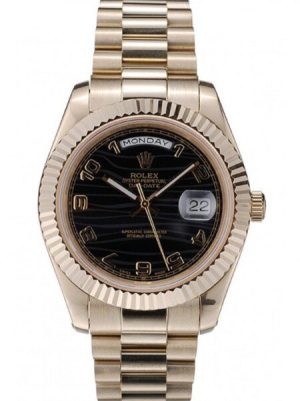 Superclone Rolex Day-Date 41mm Black Dial 41998