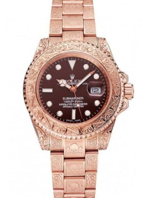 Superclone Rolex Submariner 41mm Brown Dial 1454087