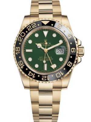 Replica Rolex GMT-Master II 40mm Green Dial 116718 GSO