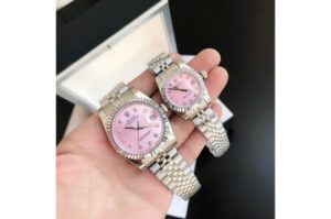 Replica Rolex Datejust 36/28mm SS/SS Jub Pink/Dial
