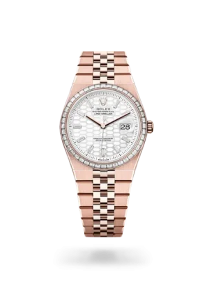 Replica Rolex Land-Dweller 36 mm Everose gold and diamonds