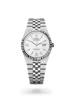 Replica Rolex Land-Dweller 36 mm Oystersteel and white gold