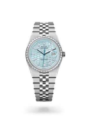 Replica Rolex Land-Dweller 36 mm platinum and diamonds