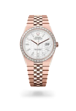 Replica Rolex Land-Dweller 40 mm Everose gold and diamonds