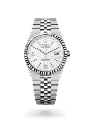 Replica Rolex Land-Dweller 40 mm Oystersteel and white gold