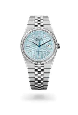 Replica Rolex Land-Dweller 40 mm platinum and diamonds
