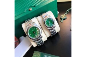 Replica Rolex Oyster Perpetual 31/41mm SS/SS Green/Stk