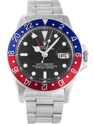 Replica Rolex GMT-Master 40mm Black Dial 16710 "Pepsi"