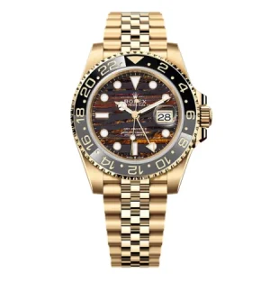 Replica Superclone Rolex GMT-Master II 40 mm 126718GRNR Tiger Iron Dial