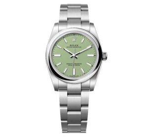 Replica Superclone Rolex Oyster Perpetual 277200 Pistachio Dial