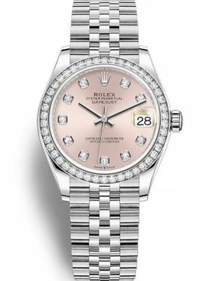 Replica Rolex Datejust 31mm Pink Dial 278384RBR