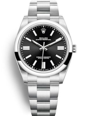 Replica Rolex Oyster Perpetual 41mm Black Dial 124300
