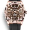 Replica Rolex Sky-Dweller 42mm Chocolate Dial 326235