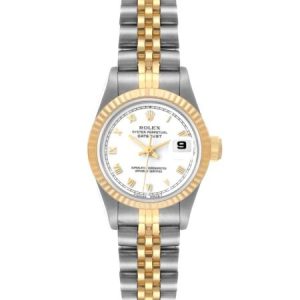 Replica Rolex Lady-Datejust 26mm Ivory Pyramid Dial 69173