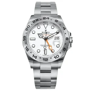Replica Rolex "Polar" Explorer II 42mm White Dial 216570 WSO